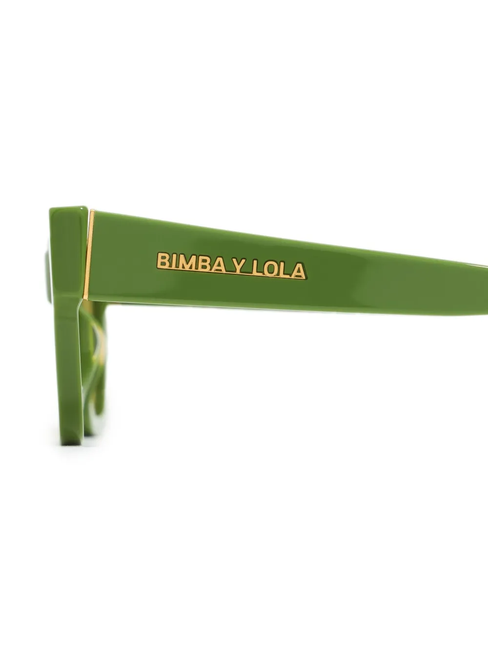 Bimba y Lola Zonnebril met vierkant montuur Groen