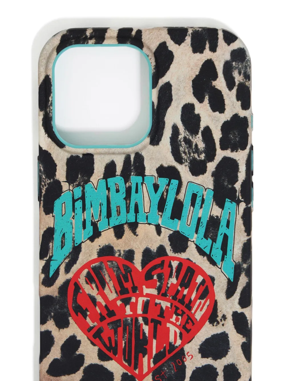 Bimba y Lola leopard-print iPhone 15 Pro case | Image 2
