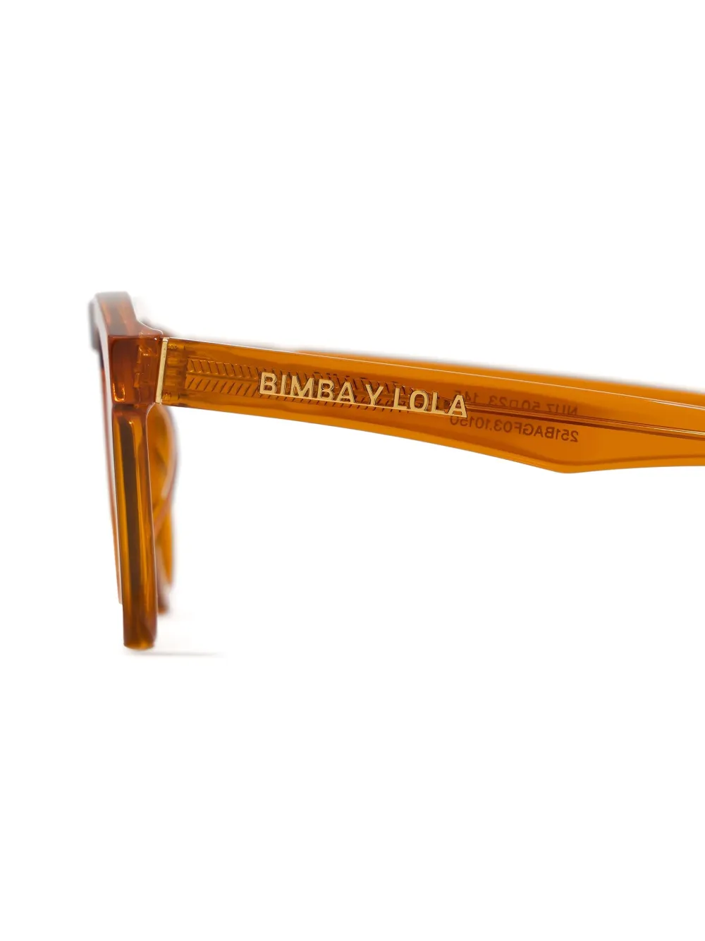 Bimba y Lola Zonnebril met rond montuur Oranje