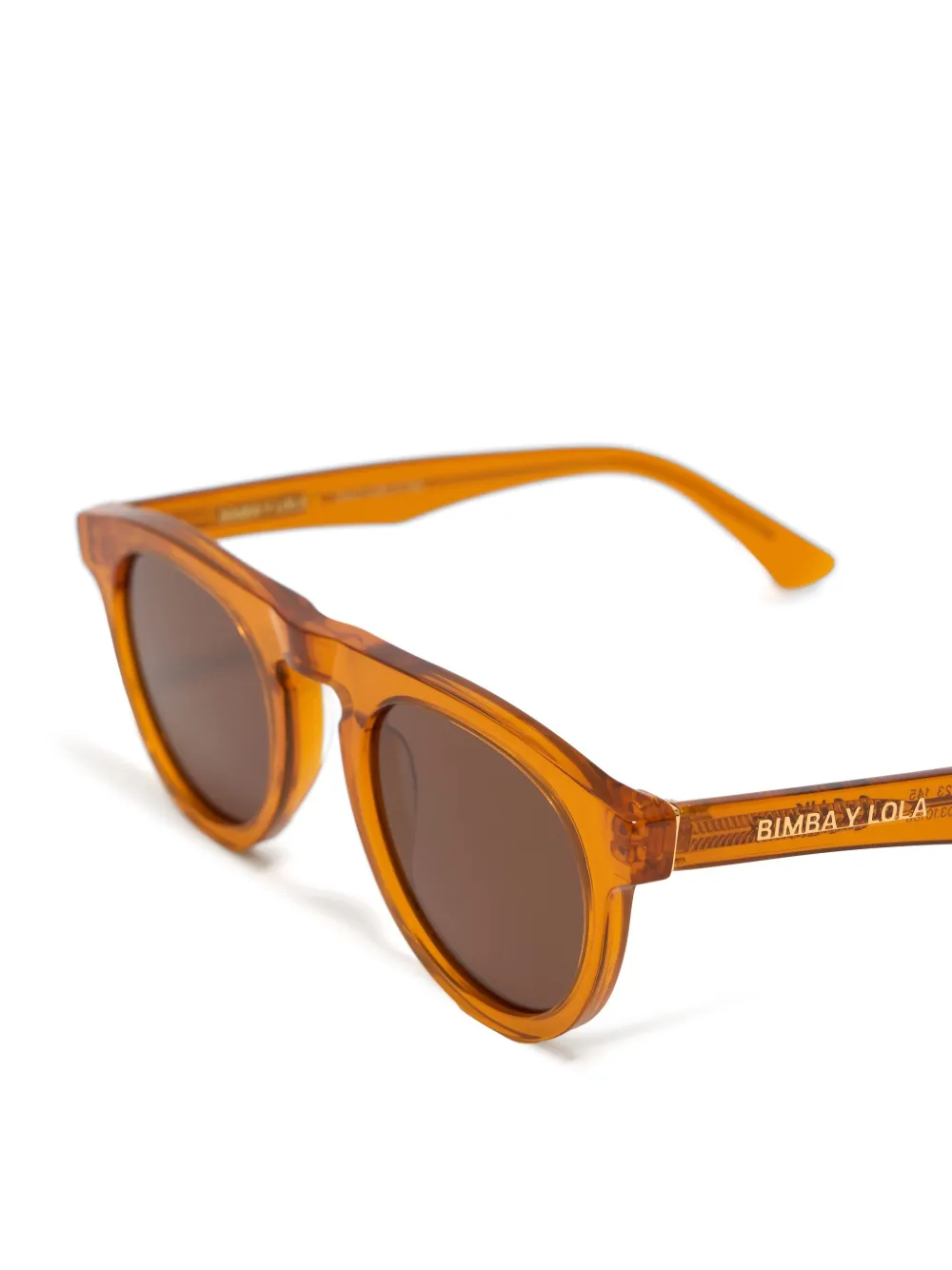 Bimba y Lola Zonnebril met rond montuur - Oranje