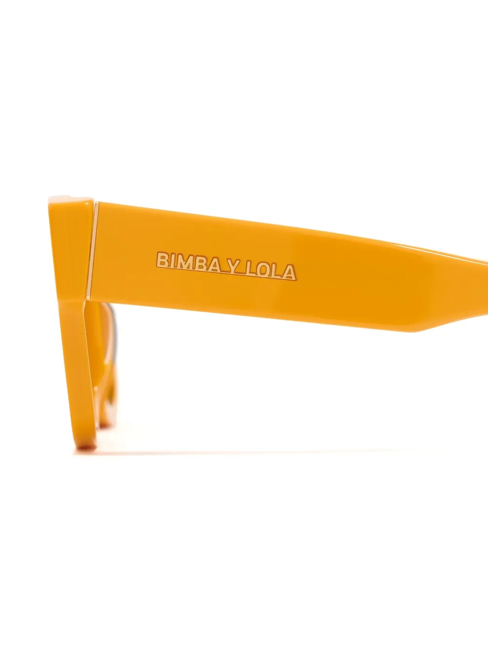 Bimba y Lola Zonnebril met vierkant montuur Geel