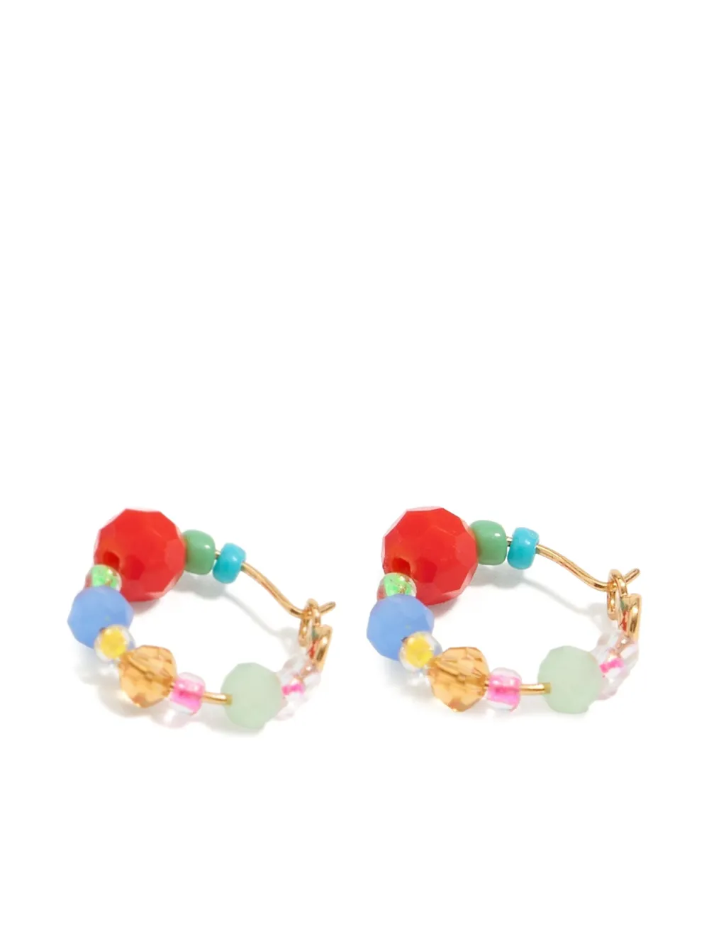 Bimba y Lola crystal-embellished hoop earrings | Image 2