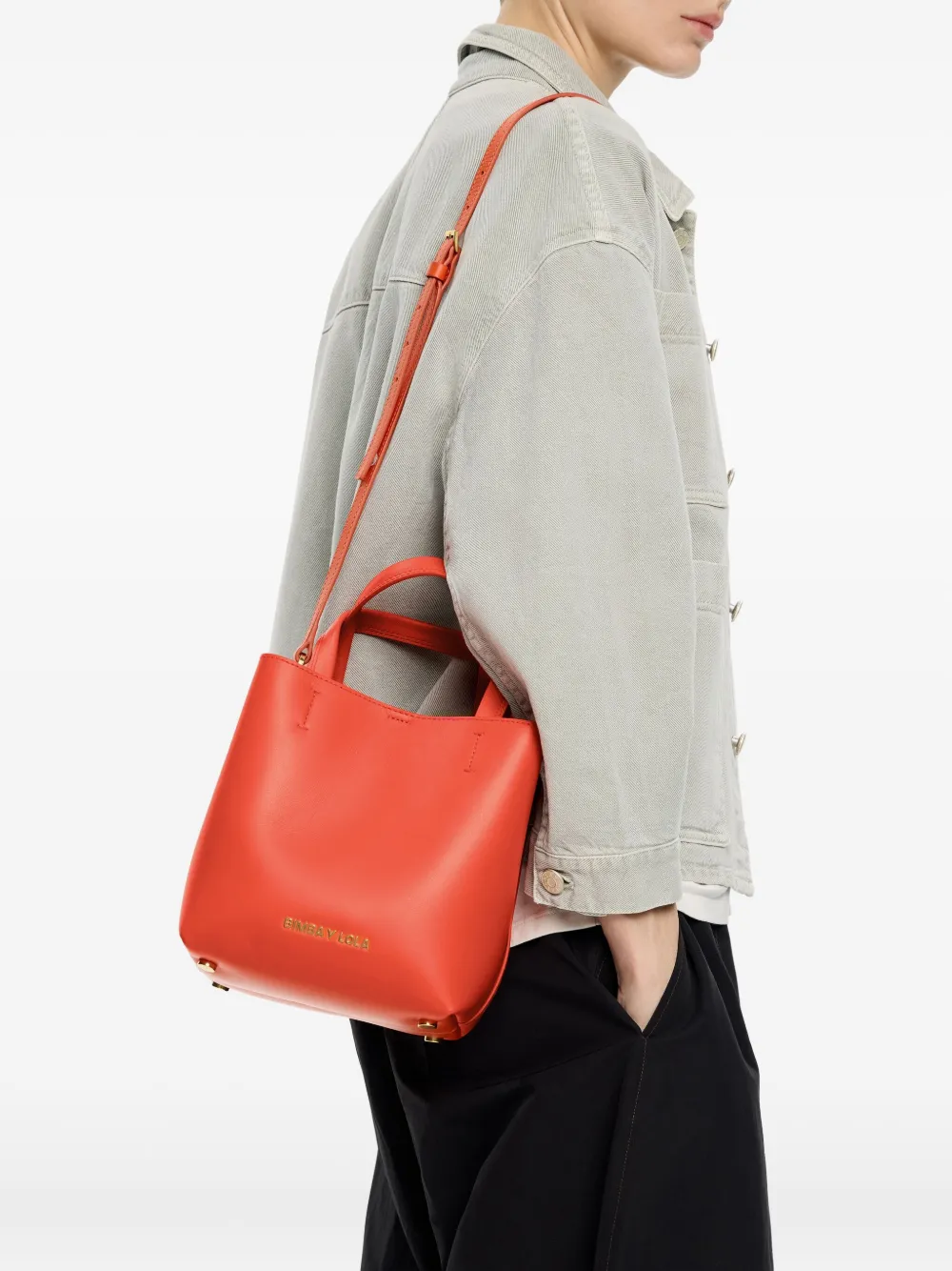 Shop Bimba Y Lola Small Chihuahua Shoulder Bag In Orange