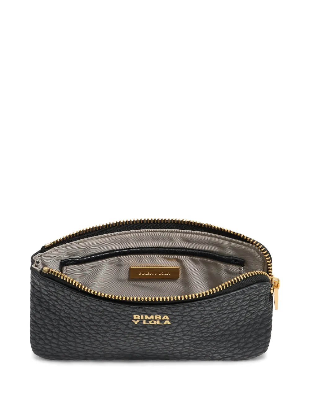 Bimba y Lola leather coin purse Zwart