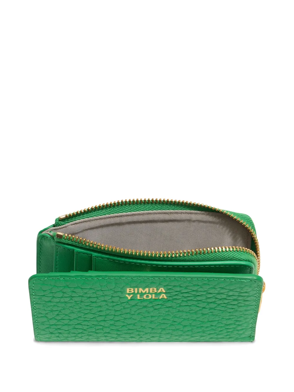 Bimba y Lola Portemonnee met logo-stempel Groen