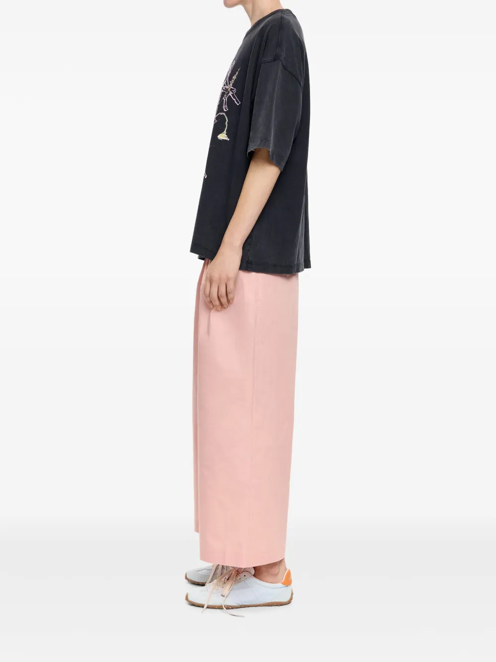 BIMBA Y LOLA PINTUCK DETAILING TROUSERS 