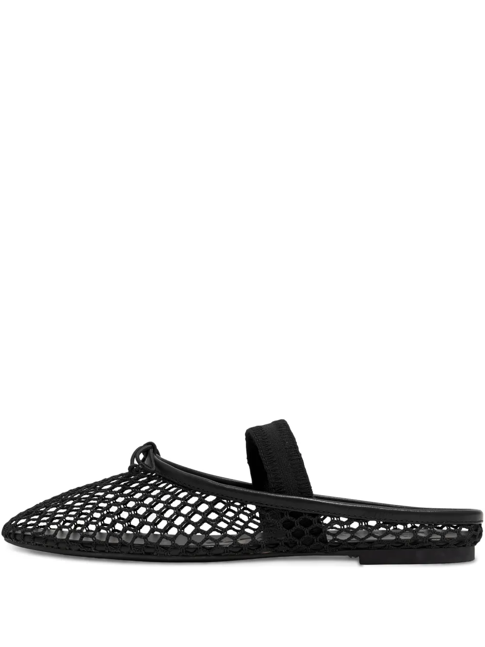 Bimba y Lola mesh ballerina shoes Black
