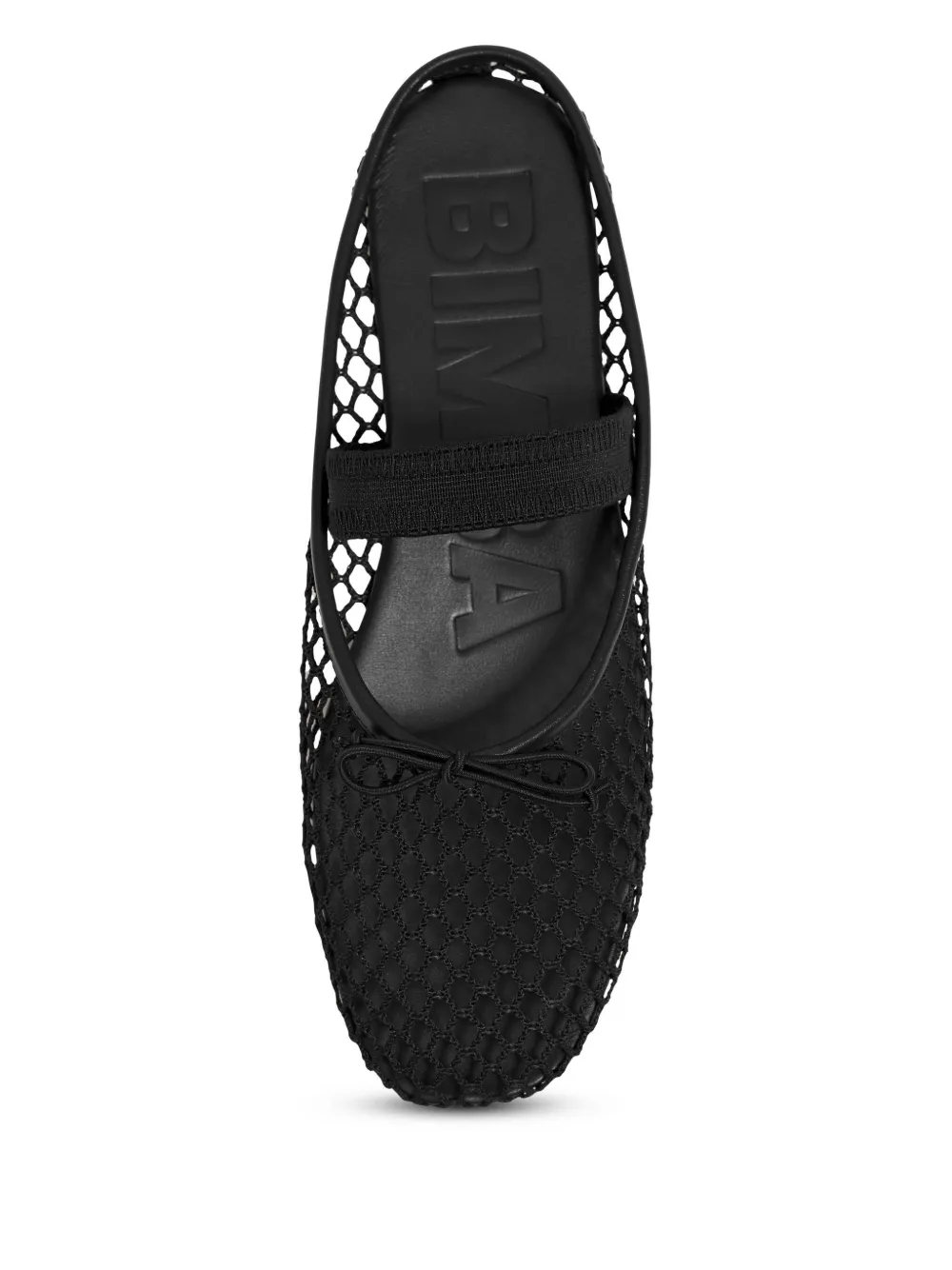 Bimba y Lola mesh ballerina shoes Black