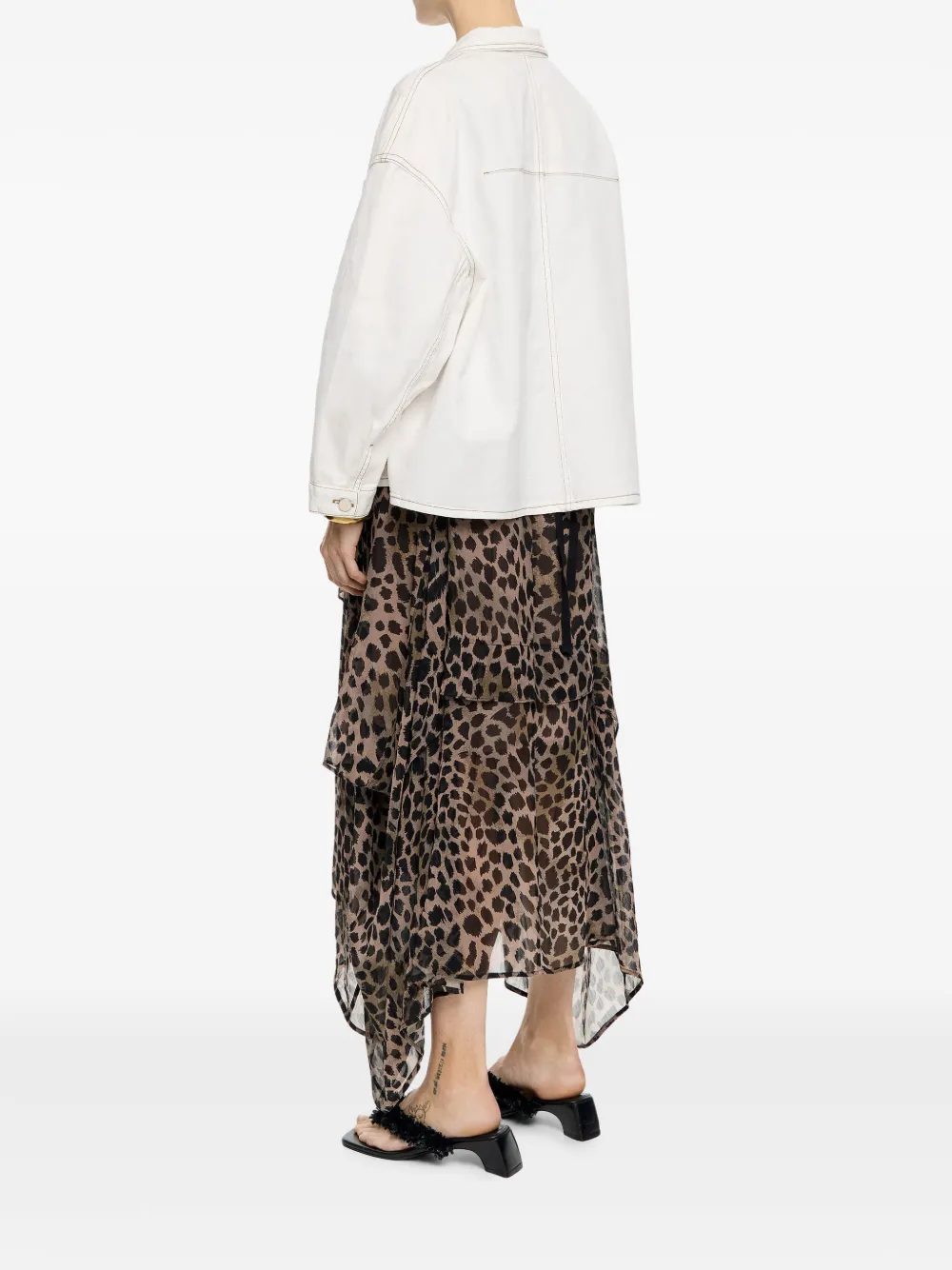 BIMBA Y LOLA BOXY DENIM JACKET 