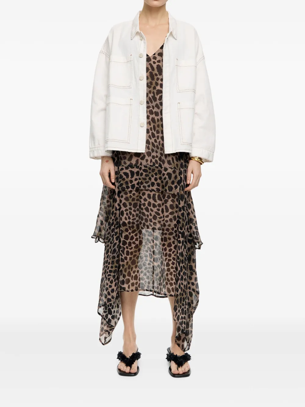 BIMBA Y LOLA BOXY DENIM JACKET 