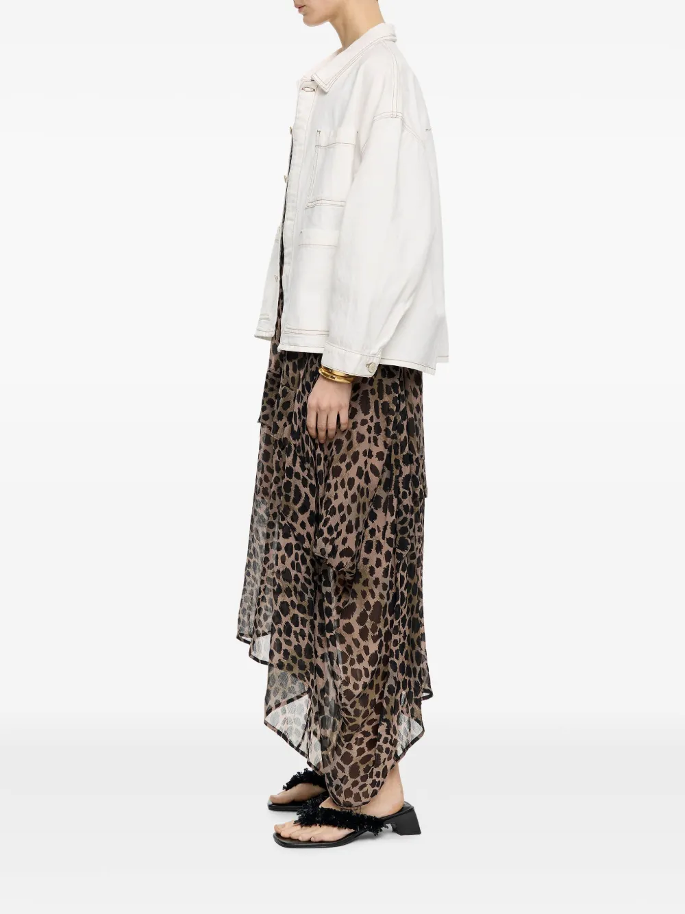 BIMBA Y LOLA BOXY DENIM JACKET 