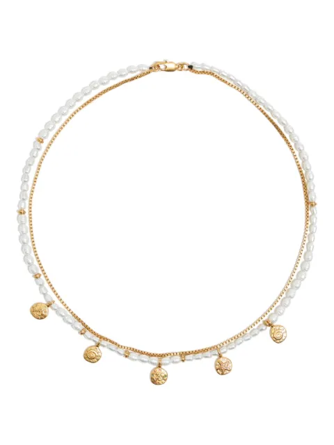 Bimba y Lola collar con perlas artificiales
