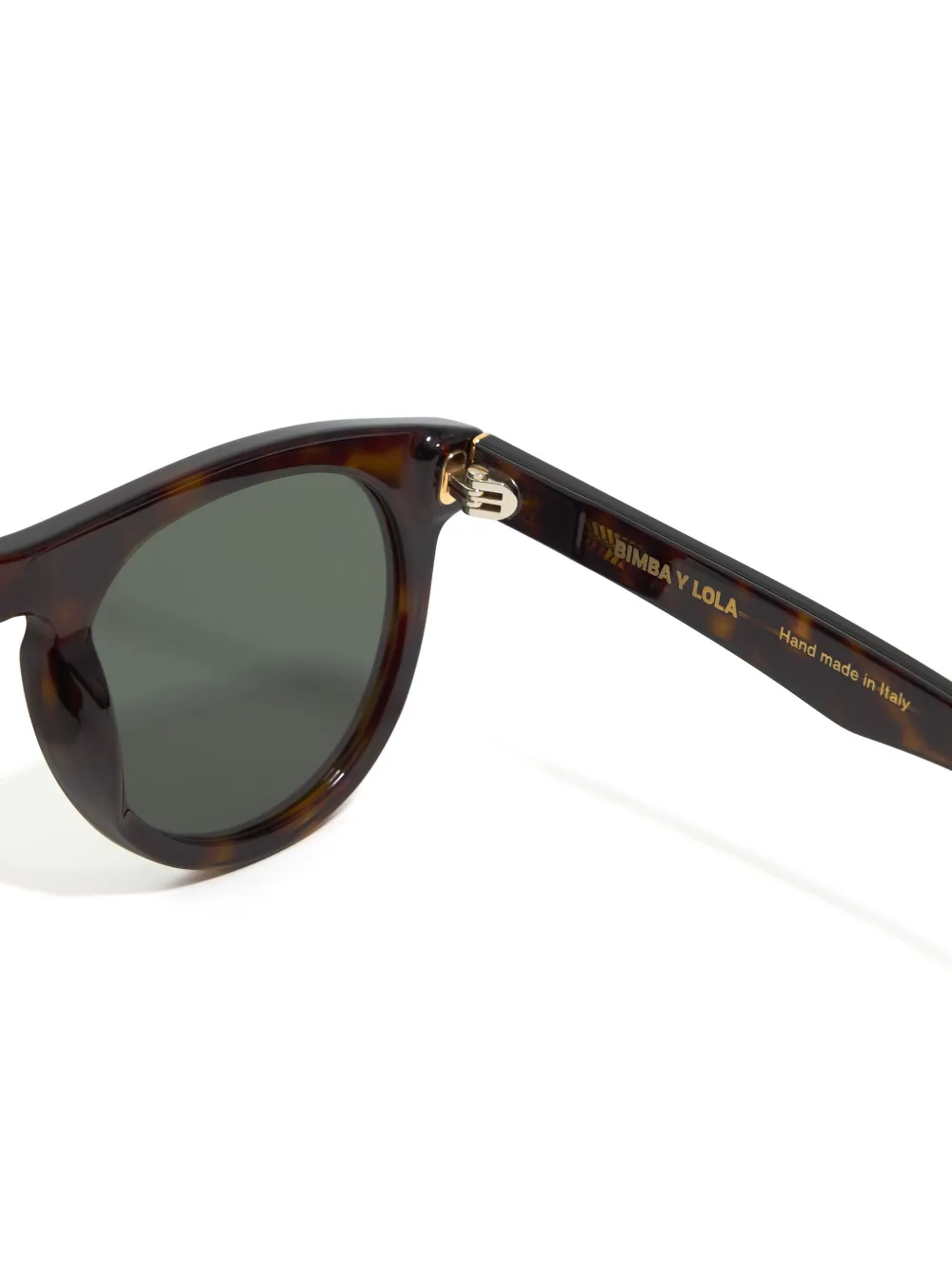 Bimba y Lola Zonnebril met rond montuur Bruin