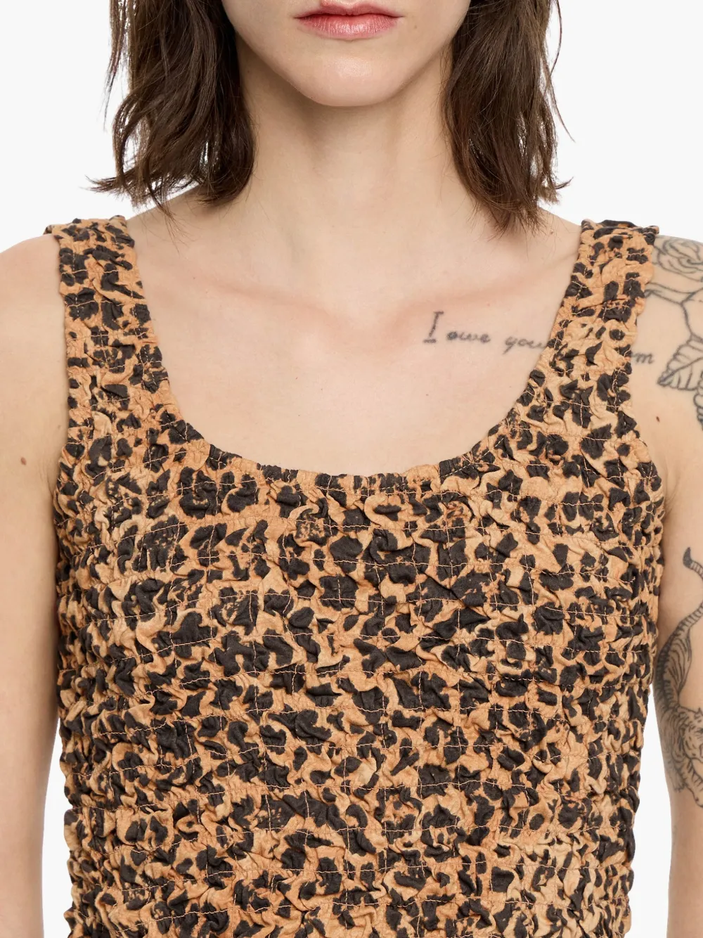 Bimba Y Lola Leopard-print Tank Top