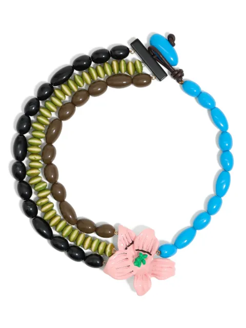 Bimba y Lola flower-charm bracelet