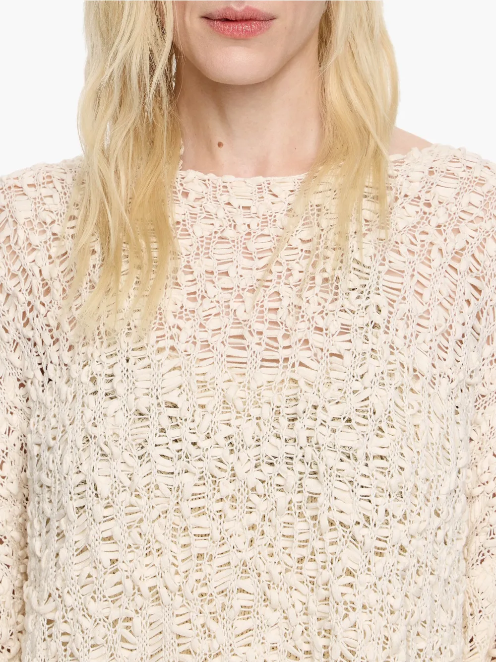 Bimba y Lola Trui met textuur Beige
