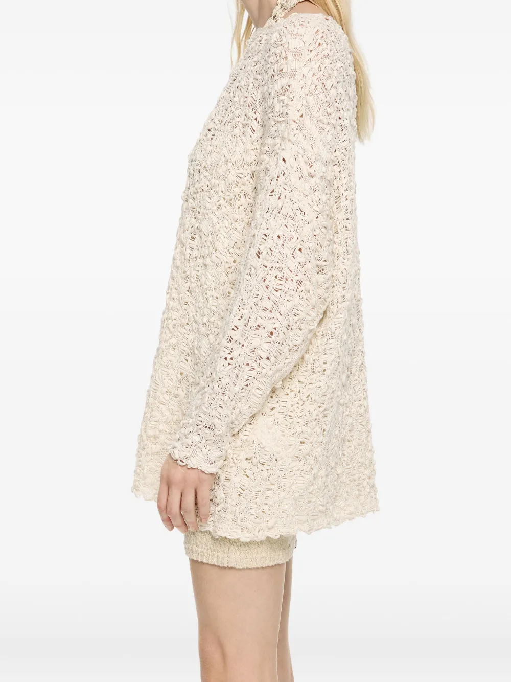 Bimba y Lola Trui met textuur Beige