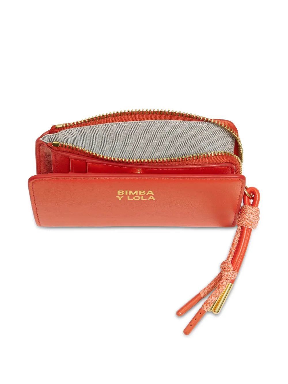 Bimba y Lola Portemonnee met logo-stempel Oranje