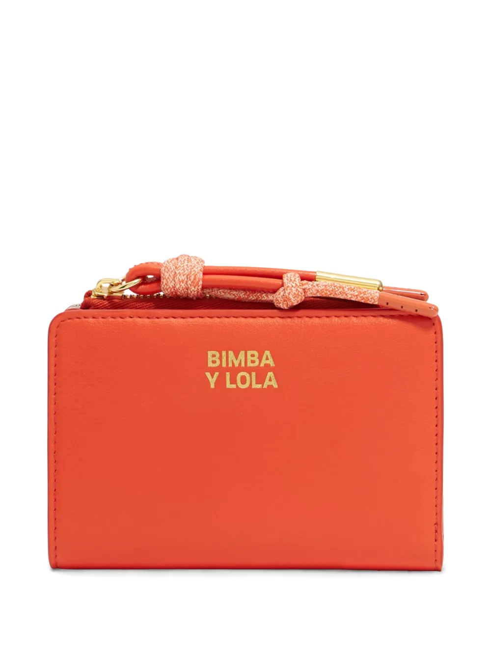 Bimba y Lola logo-stamp wallet | Orange | Image 1