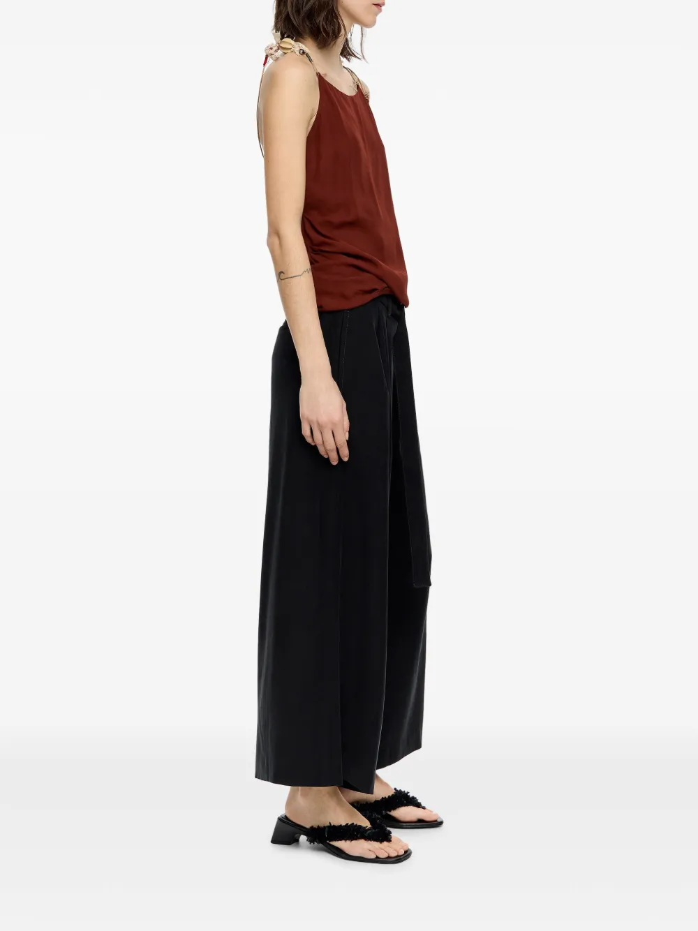 Bimba y Lola Cropped broek Zwart