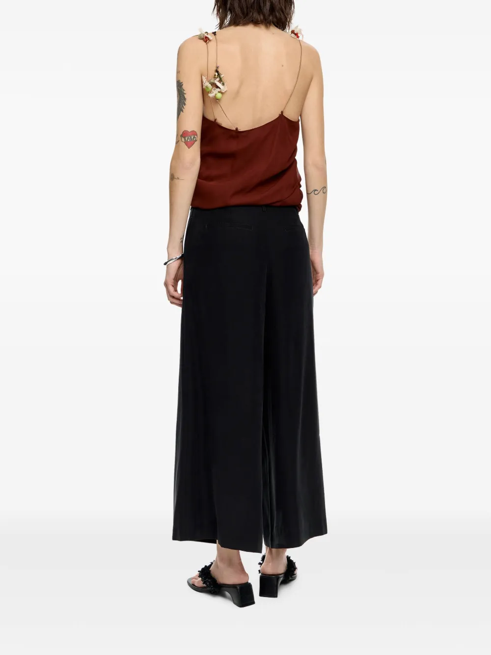 Bimba y Lola Cropped broek Zwart