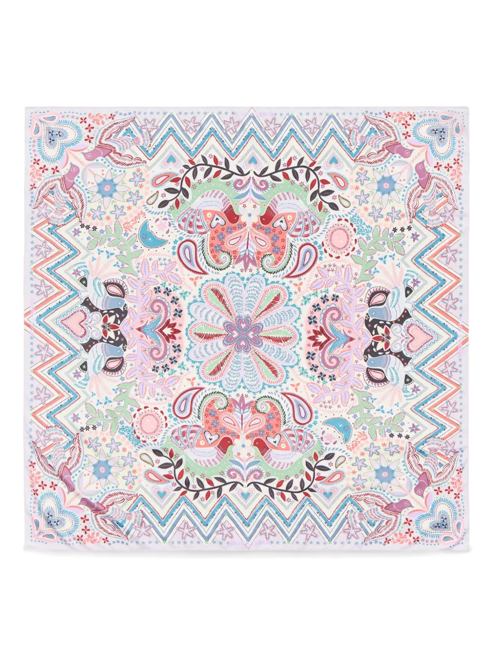 Bimba y Lola フローラル スカーフ - パープル Bimba y Lola フローラル スカーフ - パープル