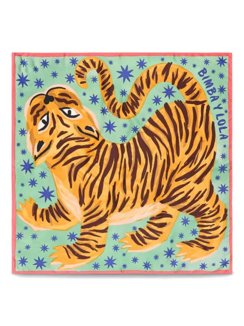 Foulard à motif tigre - Bimba y Lola - Modalova