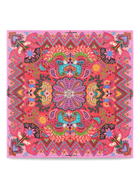 Bimba y Lola mix-print scarf