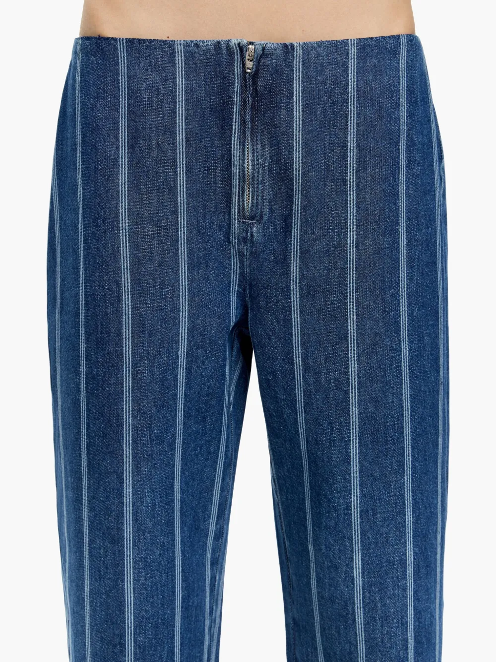Bimba Y Lola Pinstripe Trousers In Blue