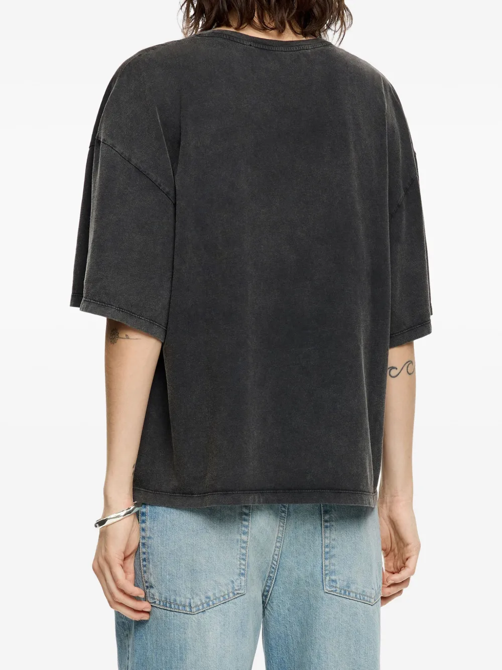 Bimba y Lola Oversized T-shirt met grafische print Zwart