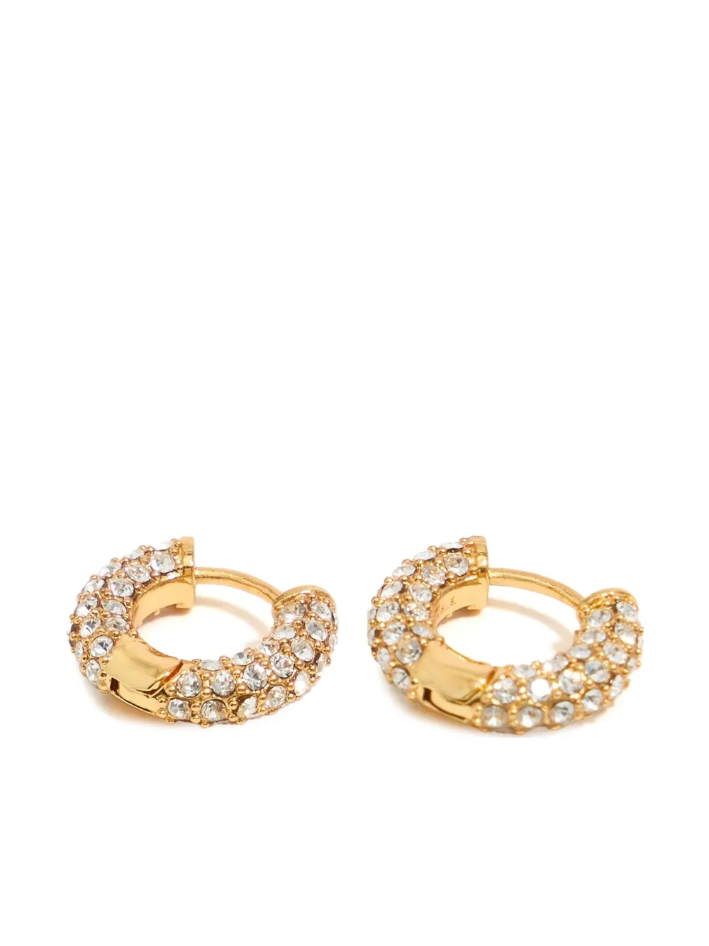 Bimba y Lola crystal-embellished hoop earrings | Image 2