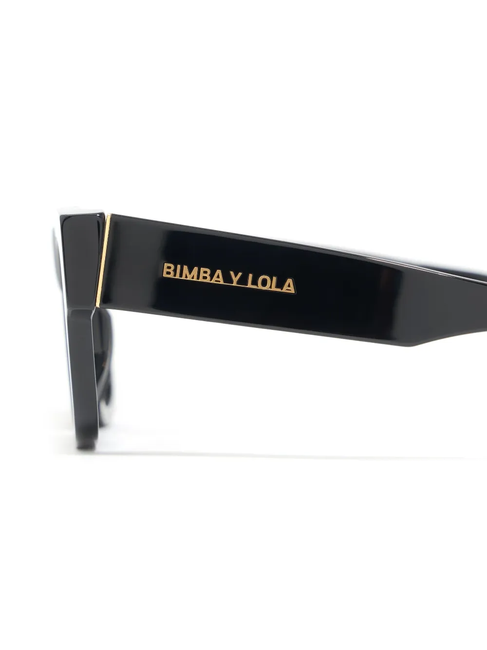 Bimba y Lola Zonnebril met vierkant montuur Zwart