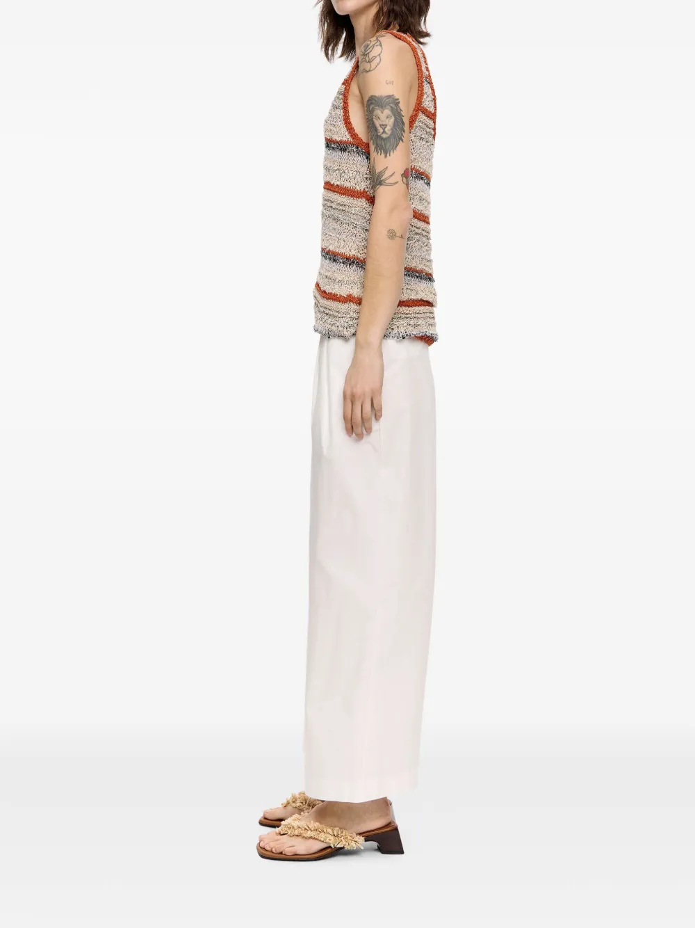 Bimba y Lola Broek met details Wit