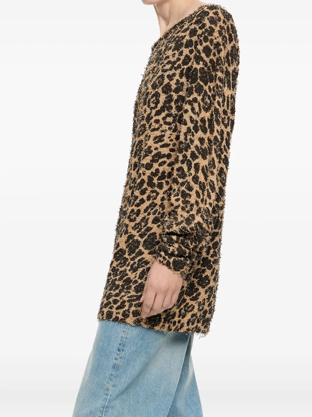 Bimba y Lola Trui met dierenprint Bruin