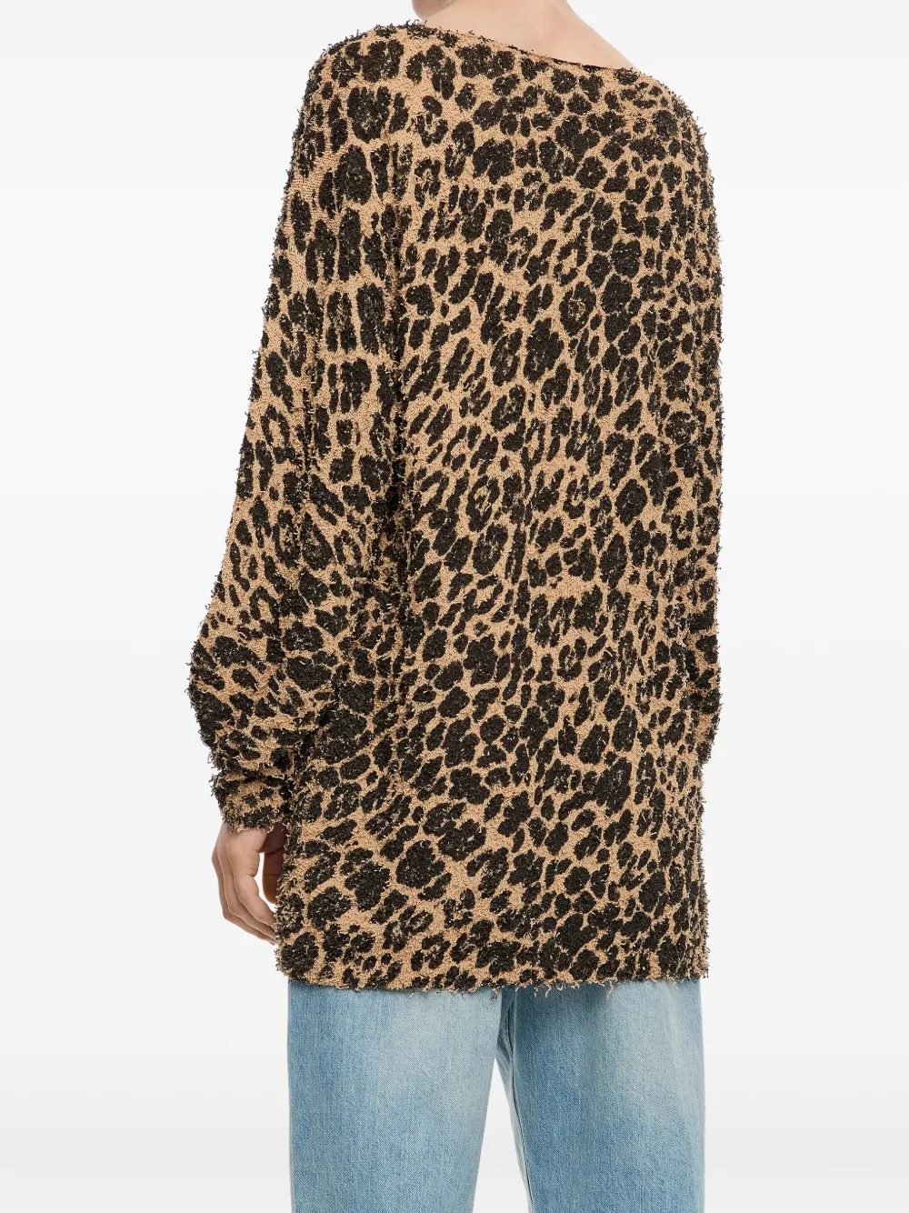 Bimba y Lola Trui met dierenprint Bruin