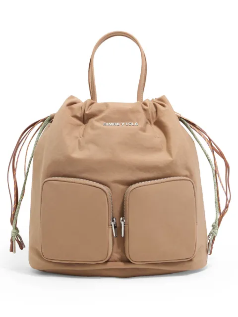 Bimba y Lola logo-lettering tote bag