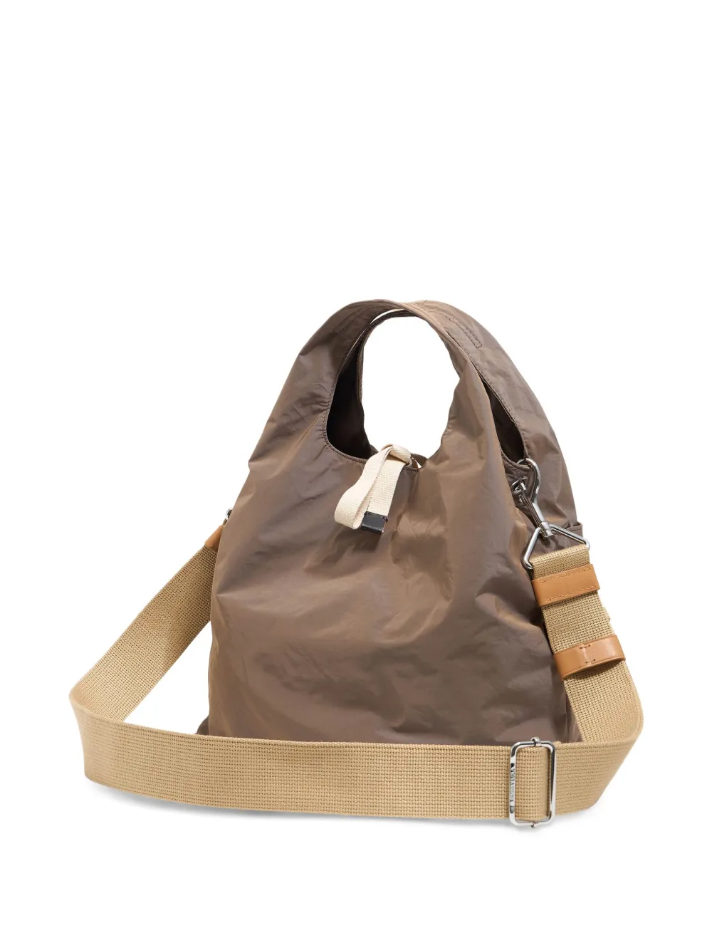 BIMBA Y LOLA MEDIUM LEATHER TOTE BAG