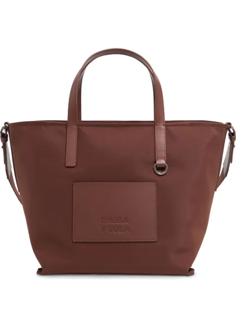 Bimba y Lola tote con logo en relieve