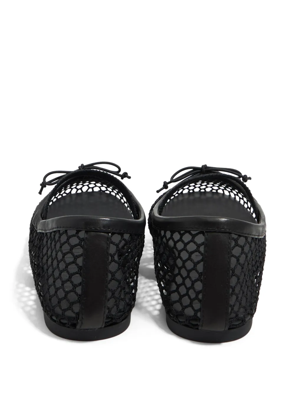 Bimba y Lola mesh ballerina shoes Black