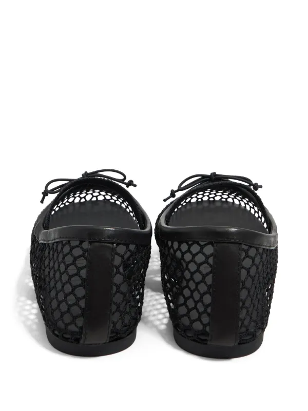 Bimba y Lola メッシュ フラットパンプス | ブラック | FARFETCH JP