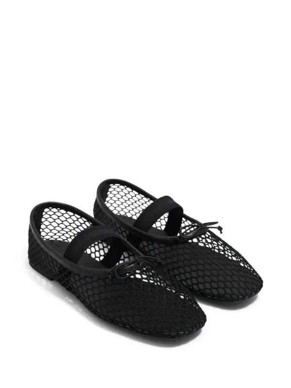 Bimba y Lola メッシュ フラットパンプス | ブラック | FARFETCH JP
