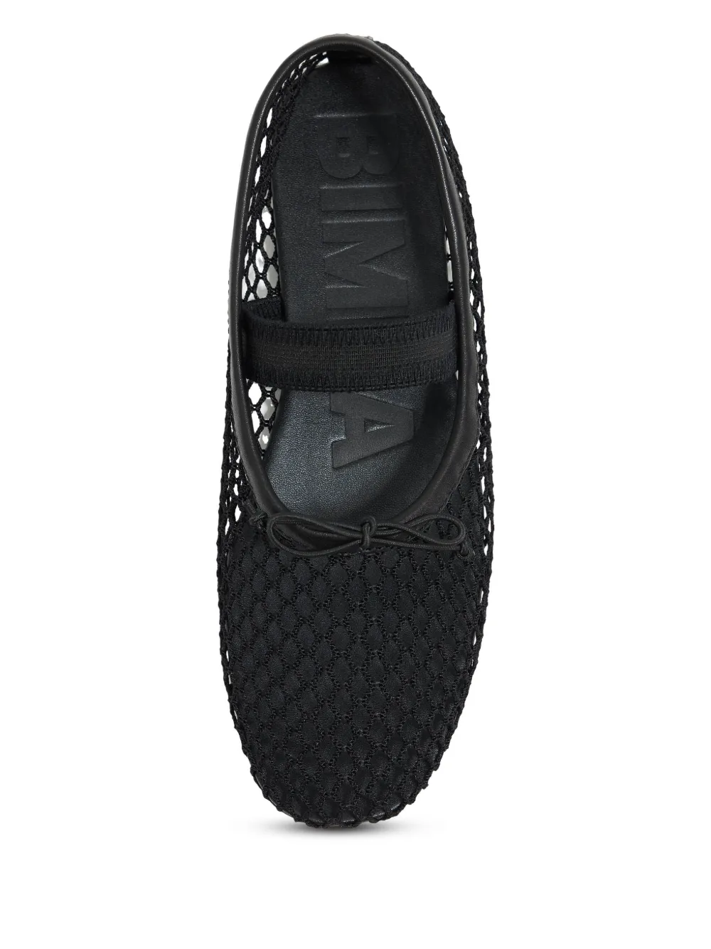 Bimba y Lola mesh ballerina shoes Black