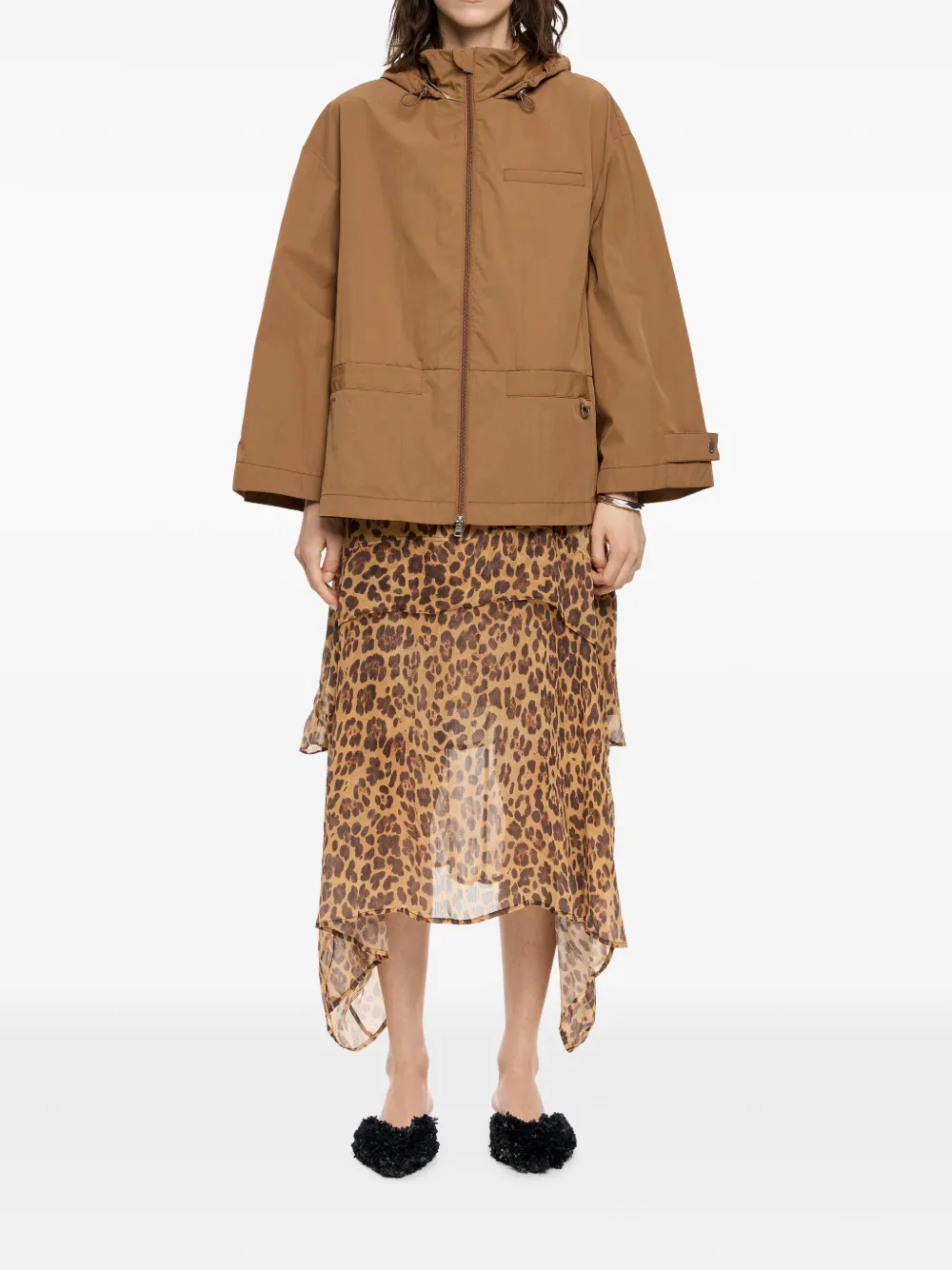 Bimba y Lola hooded trench coat | Trench Coats & Raincoats | Image 2