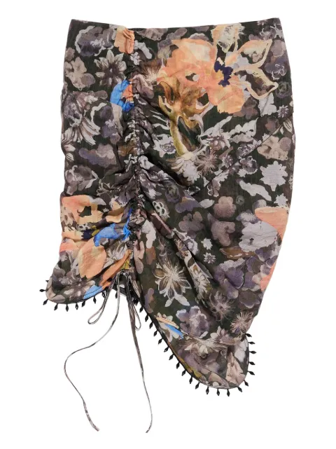 Bimba y Lola falda corta con estampado floral