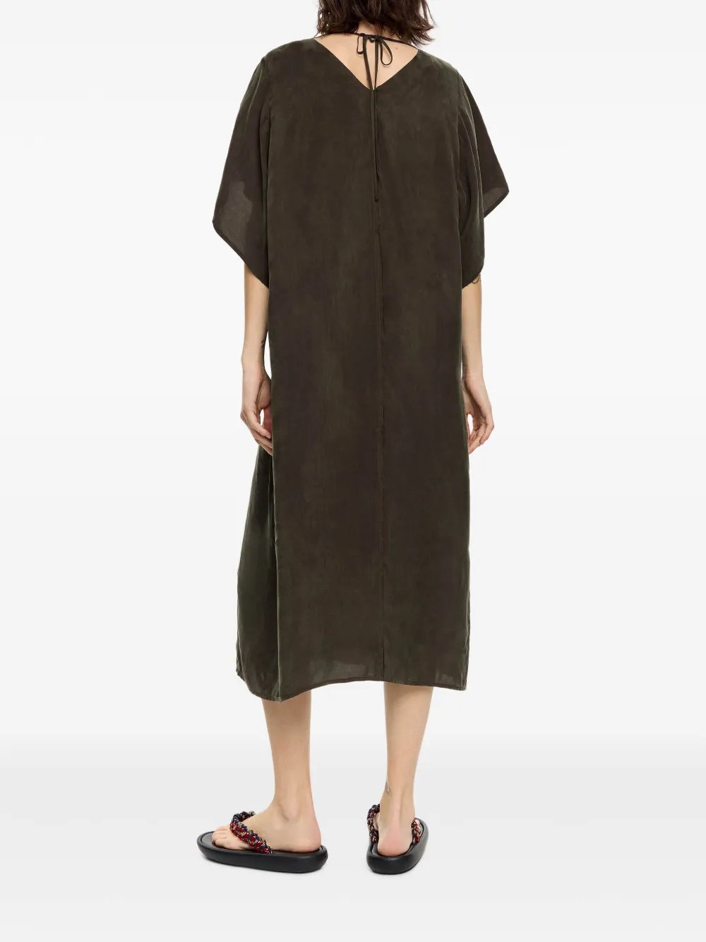 Bimba y Lola Button-up midi-jurk Groen