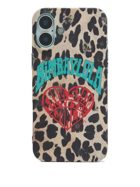 Bimba y Lola leopard-print iPhone 16 Plus case