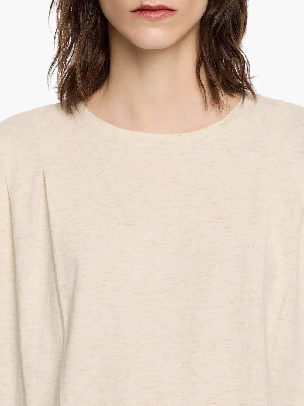 Bimba y Lola Boxy T-shirt Beige