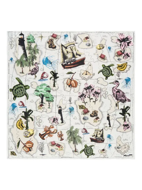 Bimba y Lola mascada con mapa estampado