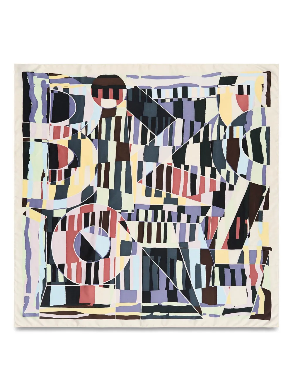 Bimba y Lola mascada con estampado geométrico | neutro | Image 1