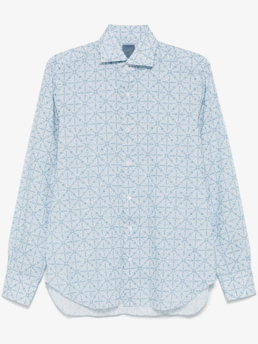 Barba printed shirt | Blue | Image 1